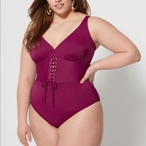 Brand new burgundy one piece!